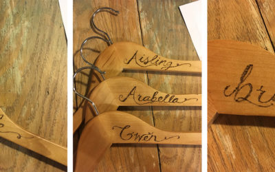 Wedding: Custom Hangers