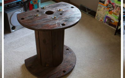 Spool Side Table