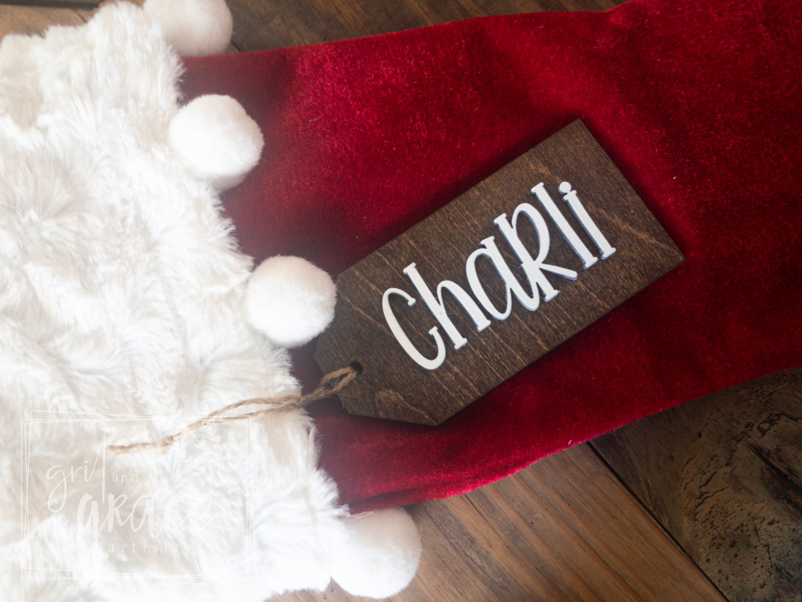 stocking name tags – Sweet Southern Grace